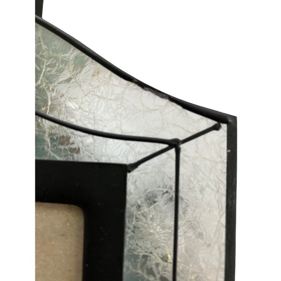 Lot of 2 Fleur-de-Lis Picture Frames Stained Glass French Country Style - Picture 10 of 16